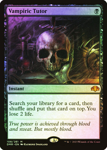 Vampiric Tutor Foil