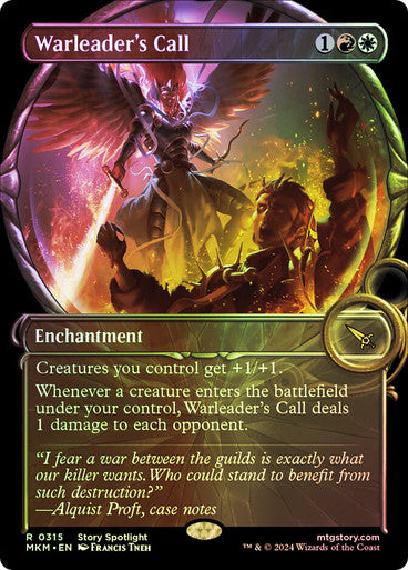 Warleader's Call Showcase Foil