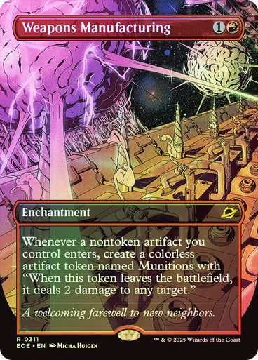 Weapons Manufacturing Borderless Foil