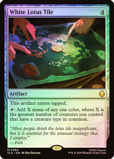 White Lotus Tile Foil