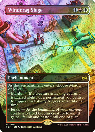 Windcrag Siege Borderless Foil