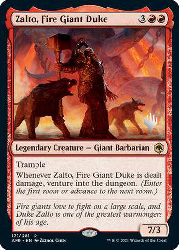 Zalto, Fire Giant Duke Foil