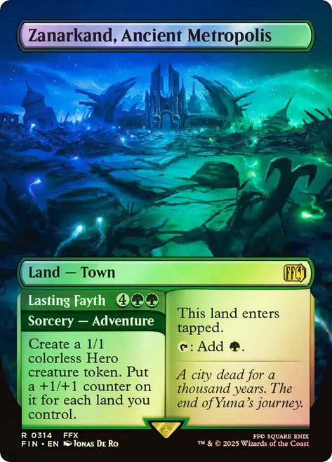 Zanarkand, Ancient Metropolis // Lasting Fayth Borderless Foil