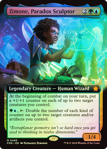 Zimone, Paradox Sculptor Extended Art Foil