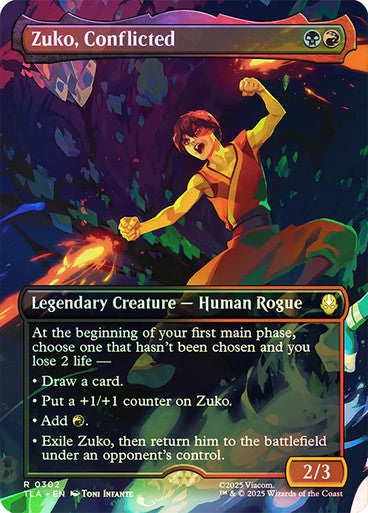 Zuko, Conflicted Borderless Scene Foil