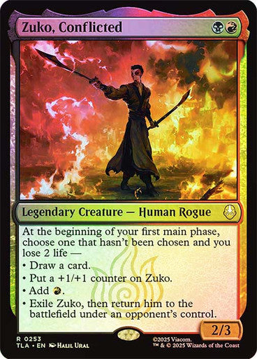 Zuko, Conflicted Foil