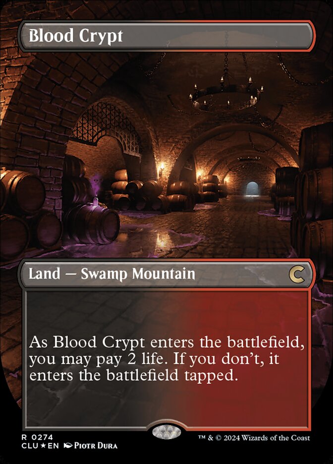 Blood Crypt Borderless Showcase Foil