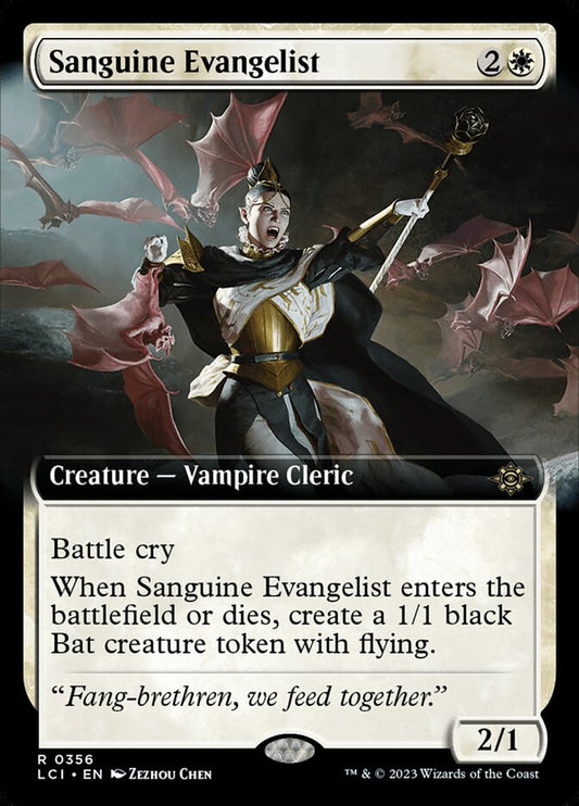 Sanguine Evangelist Extended Art