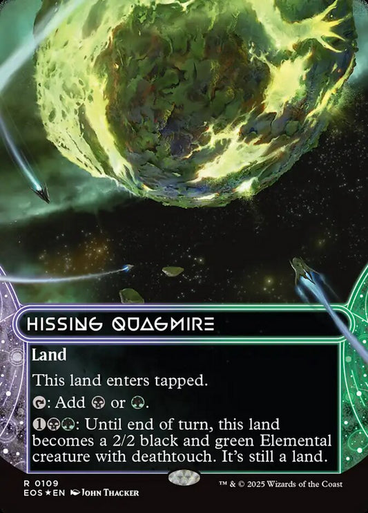Hissing Quagmire Borderless Stellar Sights Foil
