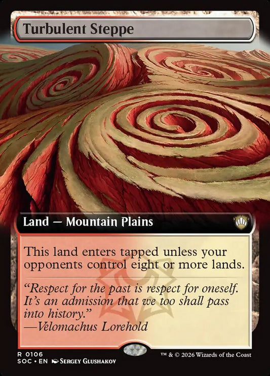 Turbulent Steppe Extended Art