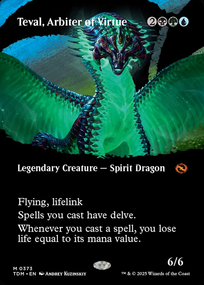 Teval, Arbiter of Virtue Borderless Showcase