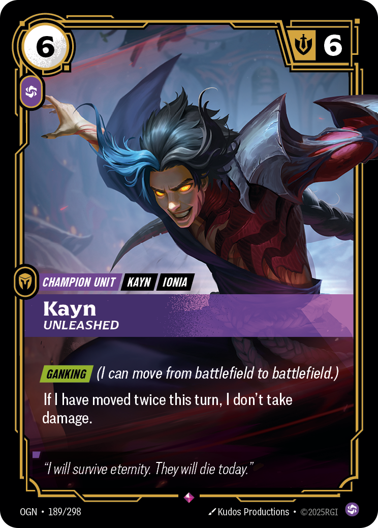 Kayn, Unleashed Foil