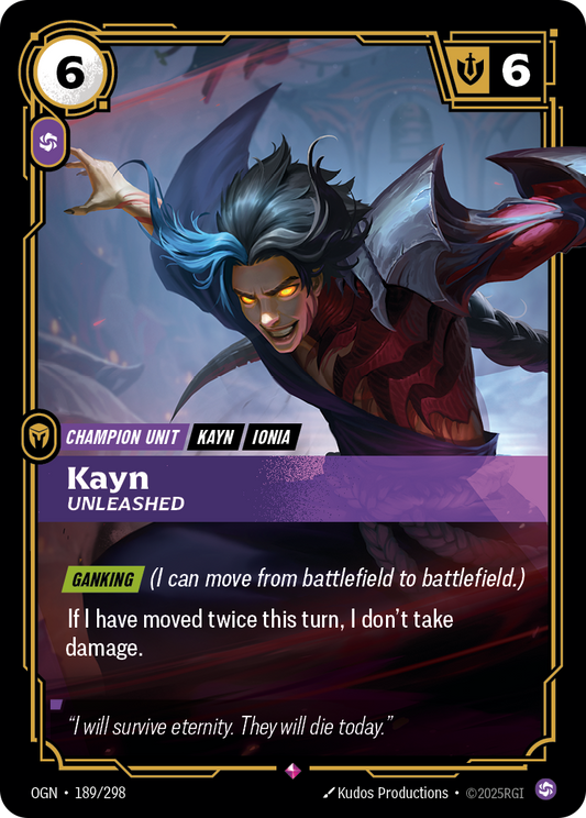 Kayn, Unleashed Foil