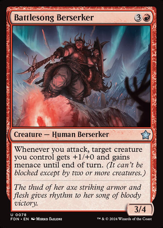 Battlesong Berserker Foil
