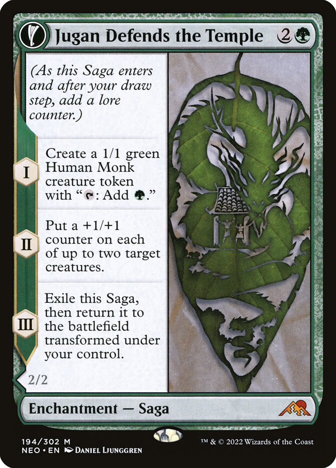 Jugan Defends the Temple // Remnant of the Rising Star Foil