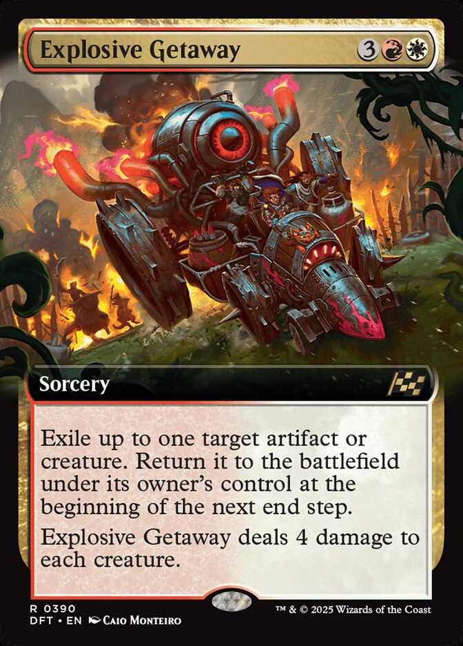 Explosive Getaway Extended Art