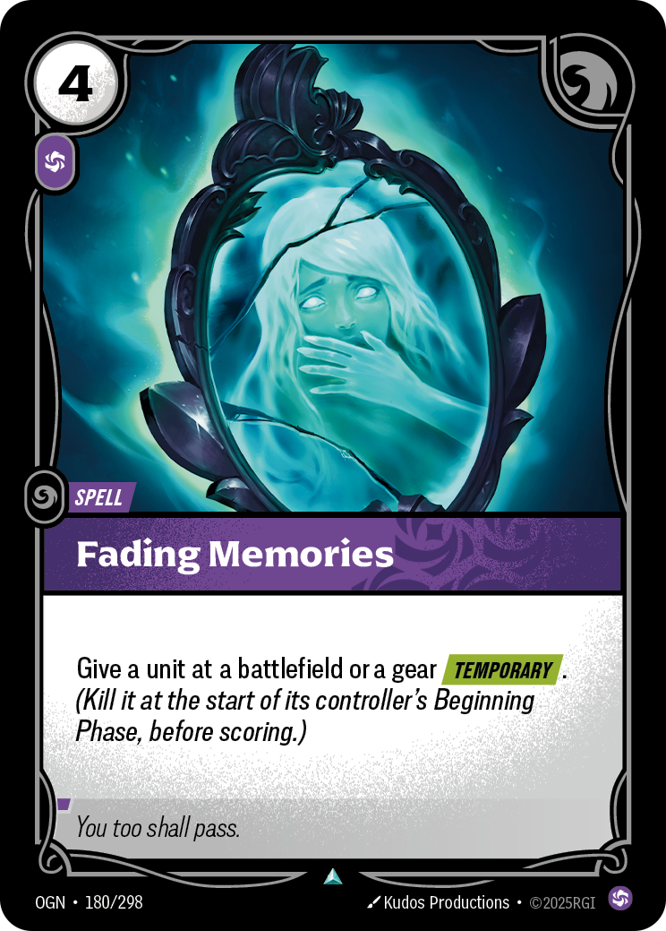 Fading Memories Foil