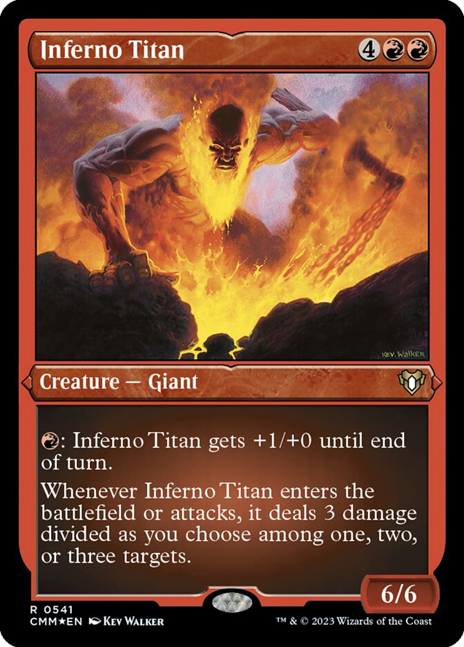 Inferno Titan Etched Foil