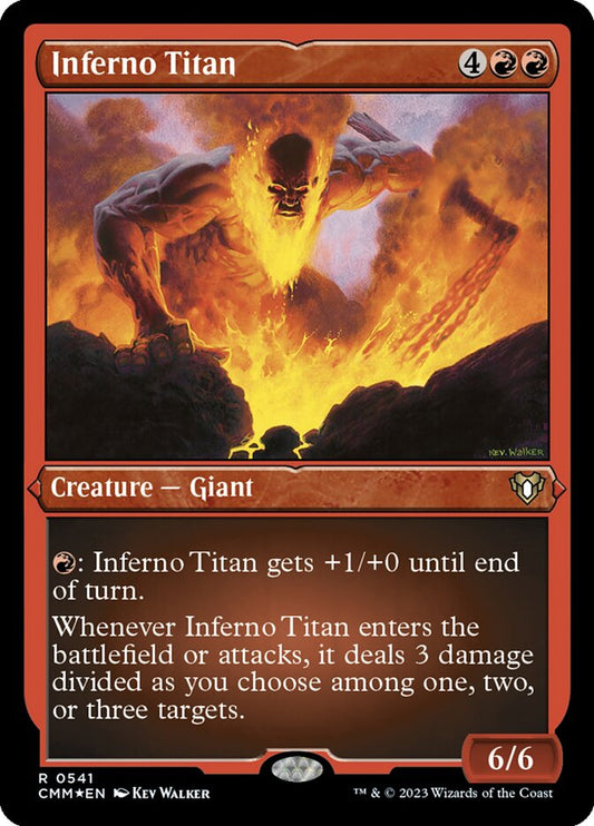 Inferno Titan Etched Foil