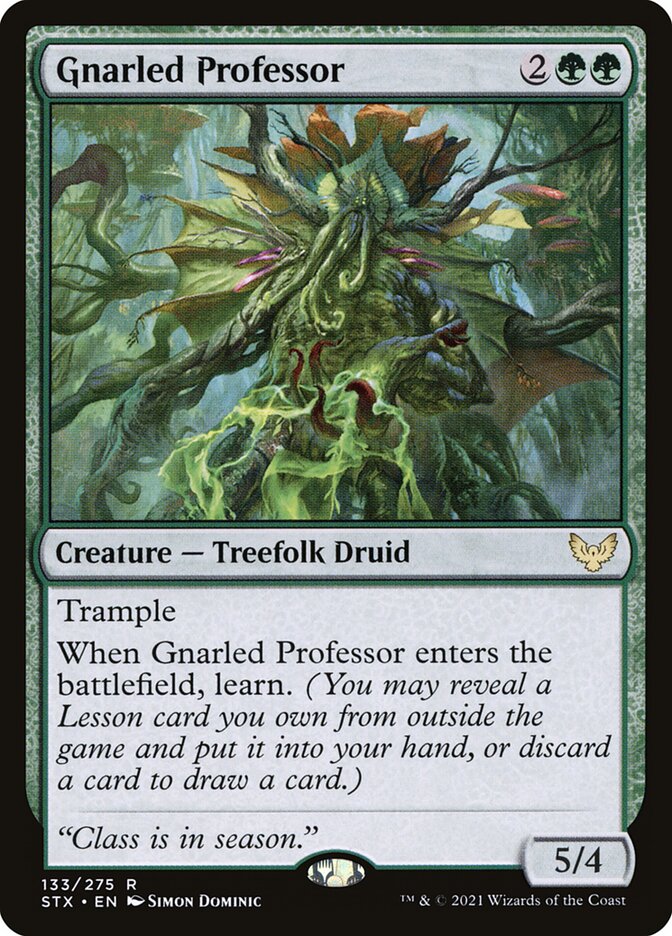 Gnarled Professor Foil
