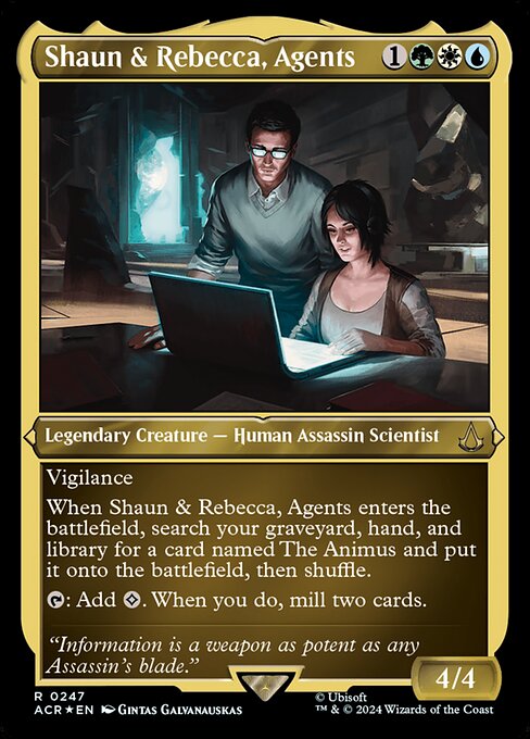 Shaun & Rebecca, Agents Foil