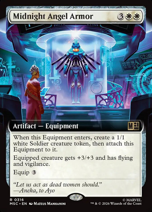 Midnight Angel Armor Extended Art