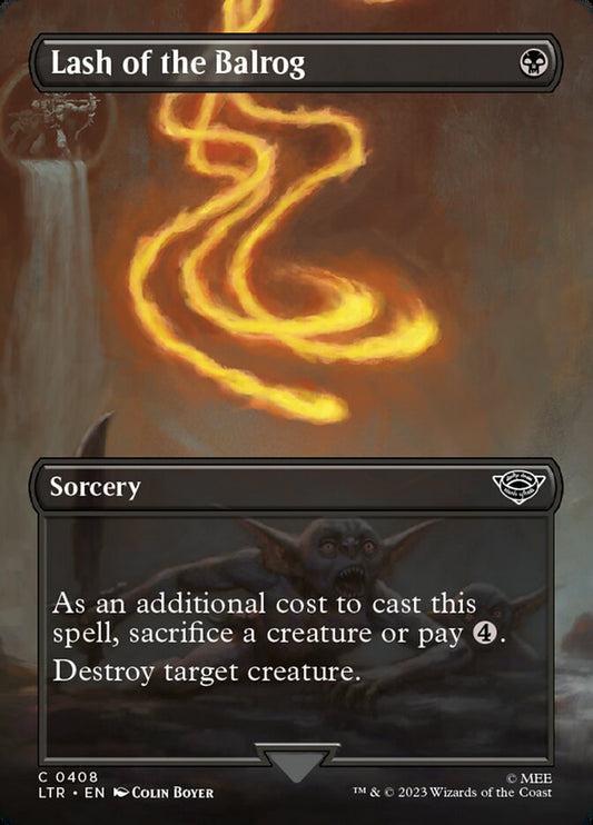 Lash of the Balrog Borderless Foil