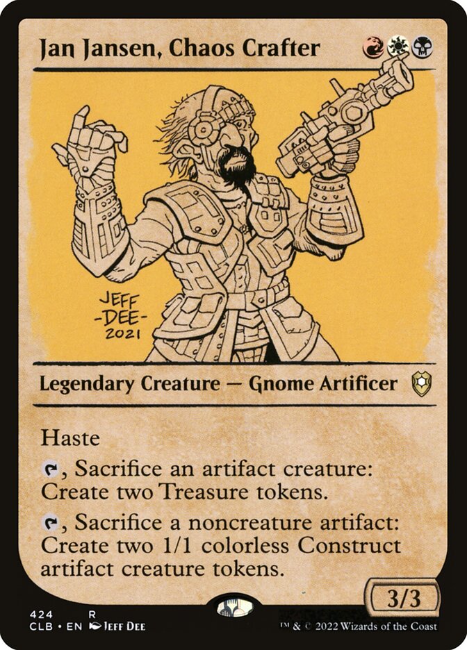 Jan Jansen, Chaos Crafter Showcase Foil