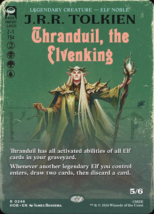 Thranduil, the Elvenking Book Cover Foil