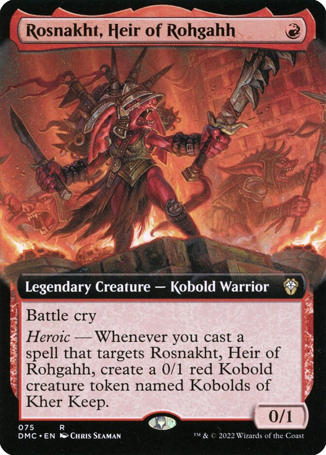 Rosnakht, Heir of Rohgahh Extended Art