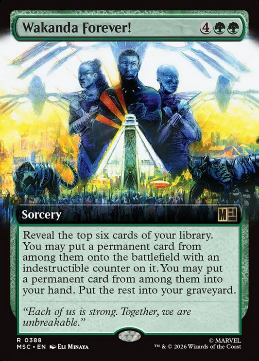 Wakanda Forever! Extended Art