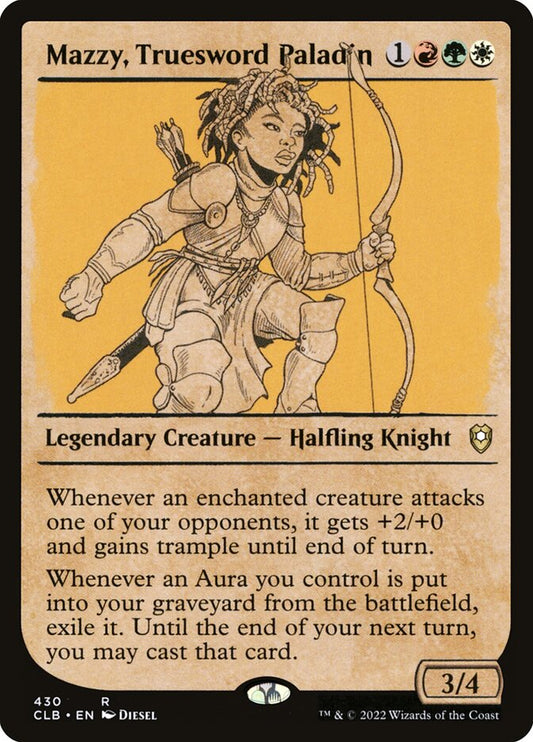 Mazzy, Truesword Paladin Showcase Foil