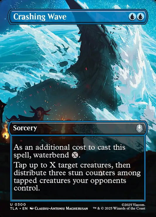 Crashing Wave Borderless Scene Foil