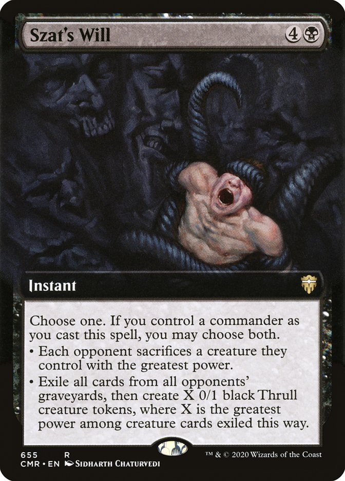 Szat's Will Extended Art Foil