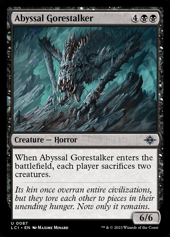 Abyssal Gorestalker Foil