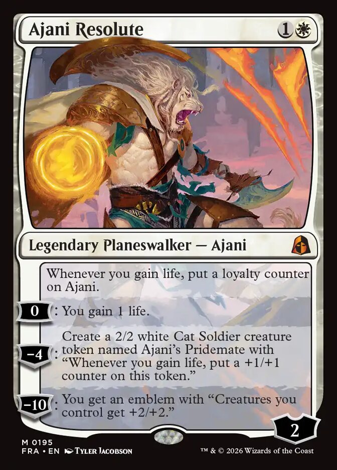 Ajani Resolute Foil