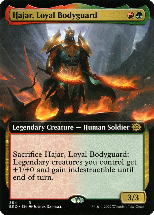 Hajar, Loyal Bodyguard Extended Art