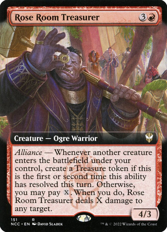 Rose Room Treasurer Extended Art