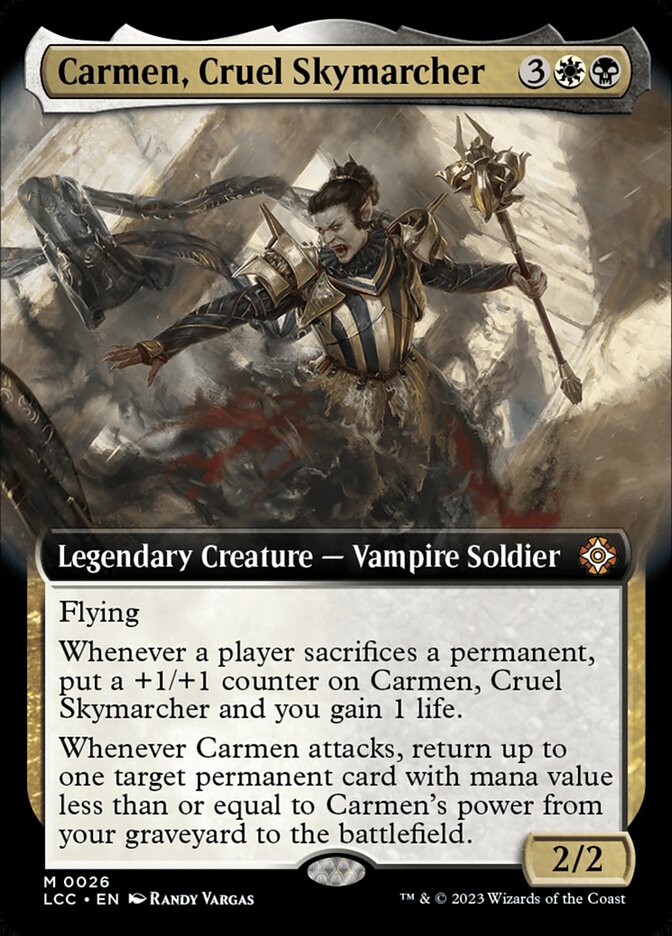Carmen, Cruel Skymarcher Extended Art
