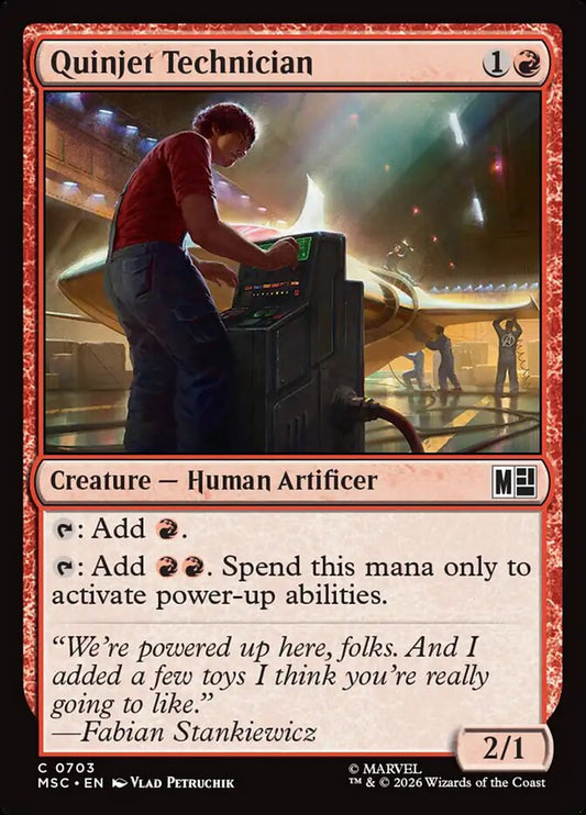 Quinjet Technician Foil