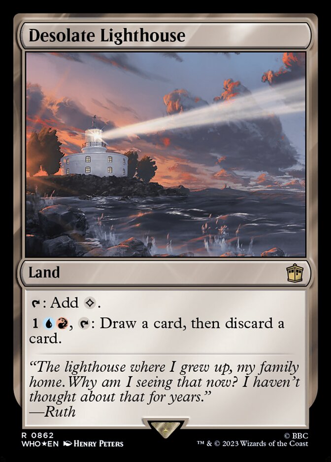Desolate Lighthouse Surge Foil