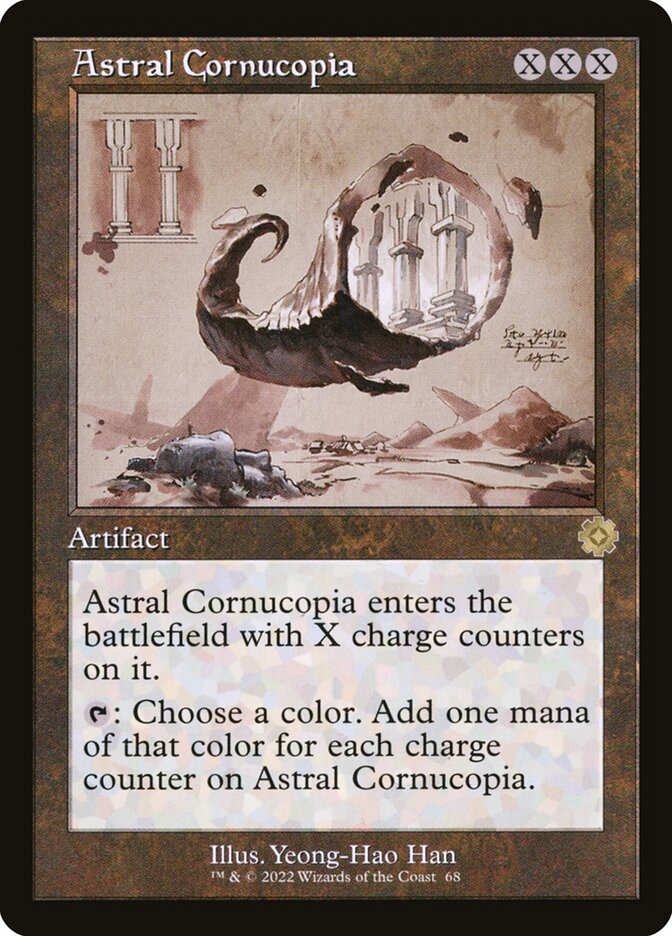 Astral Cornucopia Retro Frame Foil