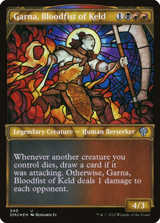 Garna, Bloodfist of Keld Textured Foil