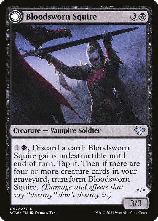 Bloodsworn Squire // Bloodsworn Knight Foil