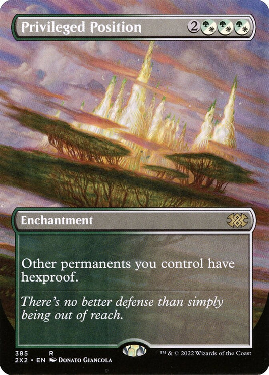 Privileged Position Borderless Foil