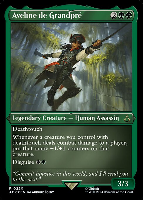 Aveline de Grandpre Foil Etched