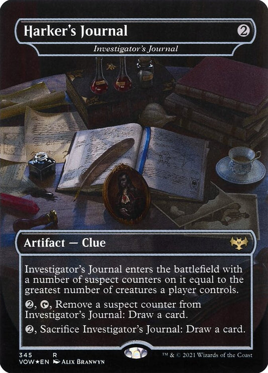 Investigator's Journal Borderless