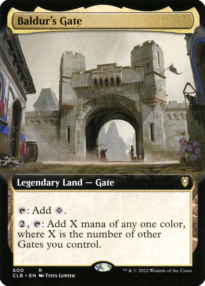 Baldur's Gate Extended Art Foil