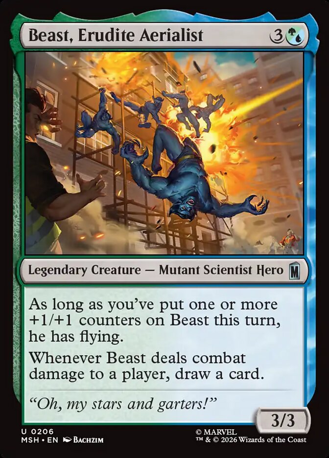 Beast, Erudite Aerialist Foil