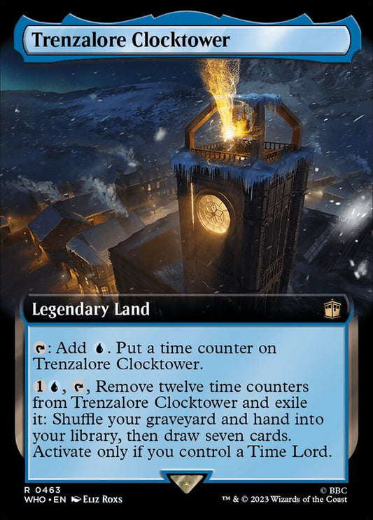 Trenzalore Clocktower Extended Art Foil